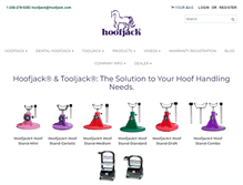 Tablet Screenshot of hoofjack.com